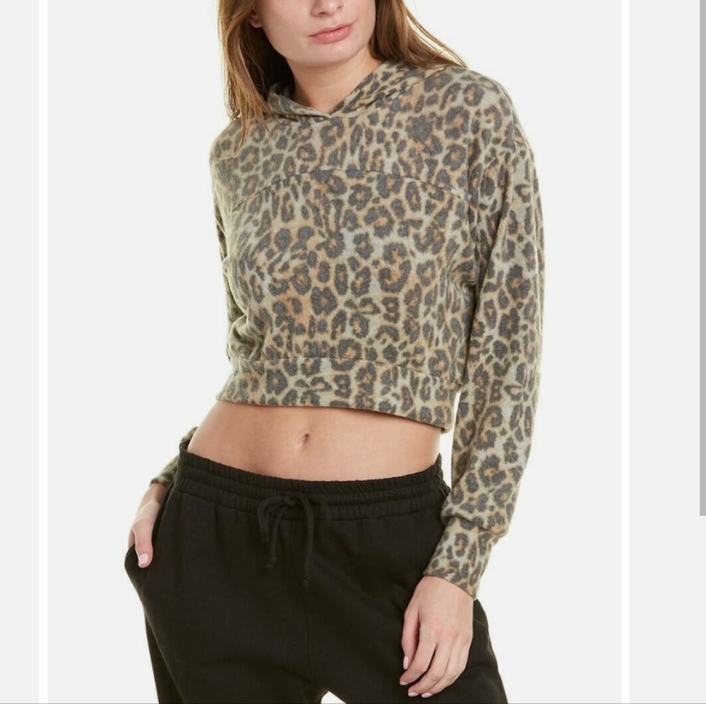 NWT SocialLite animal print hoodie size XL